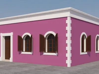 Mexican House 3D model 3