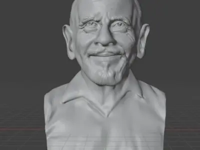Jacque Fresco 3D print model purchase