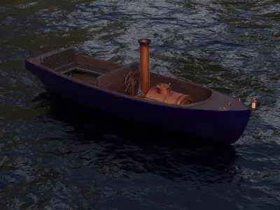 Old Boat  3D model