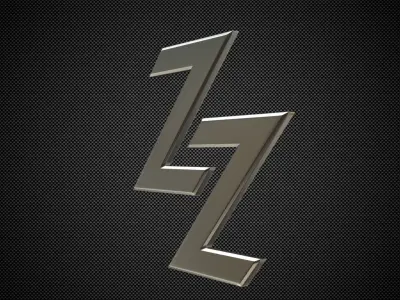 tazzari  logo 3D model