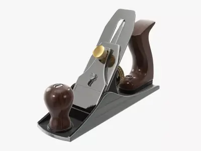 Smoothing hand bench plane 3D model