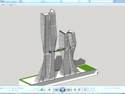 Sketchup Tower A11 Free 3D model