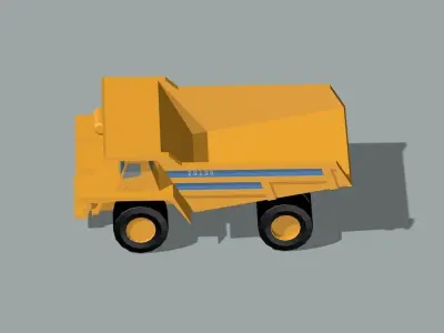 BELAZ dump truck 3D model