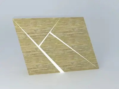 SLANTED WALL Free 3D model
