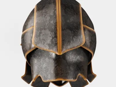 Fantasy Helmet Low-poly 3D model