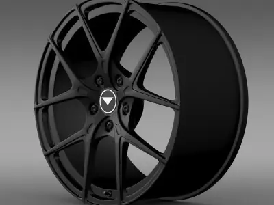 Porsche 991 v gt 2014 rim 3D model