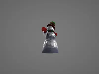Snow man 3D model