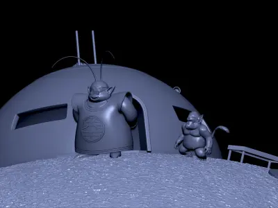 KING KAIO PLANET 3D print model