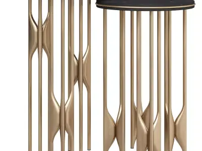 Plumeria tables by Kifu Paris 3D model