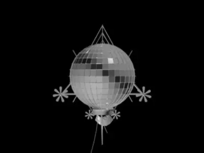 Blimp-Zeppelin spacecraft Free low-poly 3D model
