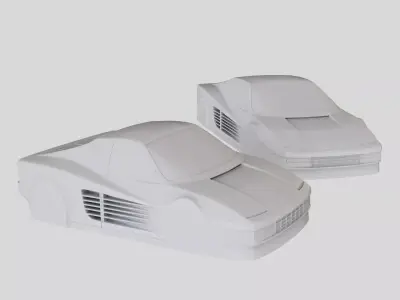 Italian 1984-1996 V12 Sports Car Printable 3D model 3D print model