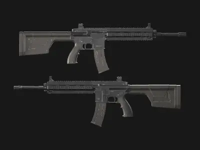 M416 Assault Rifle 3D model