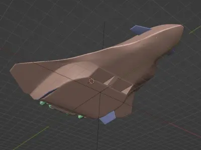space aircraft 3D model