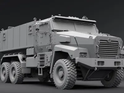 Ural Typhoon U Scale model 3D print model