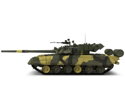Soviet Main Battle Tank T 80 3D model
