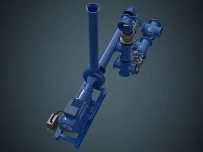 Water Pump 3 Basic 3D model