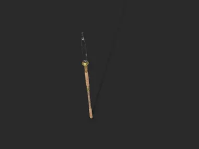 Ancient Battle Spear  3D MODEL Low-poly 3D model