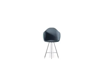 Chair designed  for industrial interior spaces 3D model