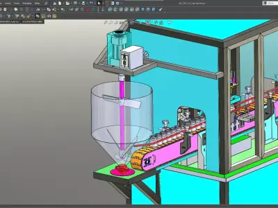 FILLING MACHINE  SOLIDWORKS 2018 3D model