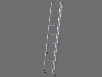 Ladder 1A Low-poly 3D model
