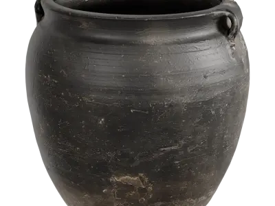  Rustic Clay Pot Model 