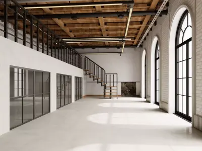 Loft Office 17 3D model