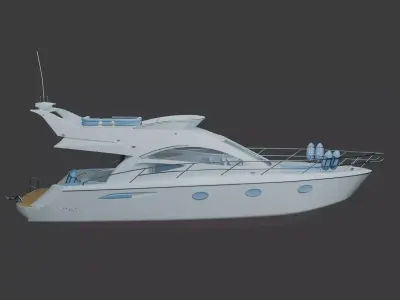 Yacht 3D model