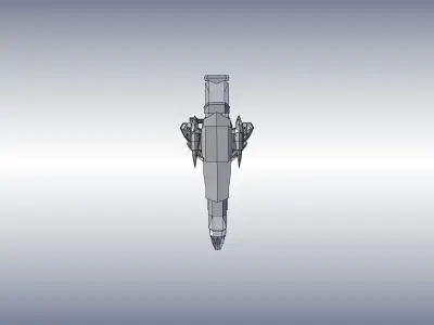 sci fi rifle Free low-poly 3D model