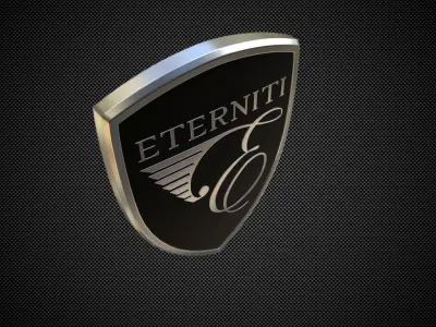 eterniti logo 3D model by 3dlogoman