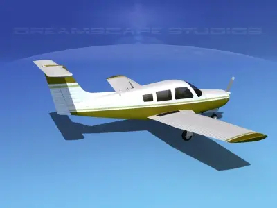 Piper Turbo Arrow III 3D model purchase