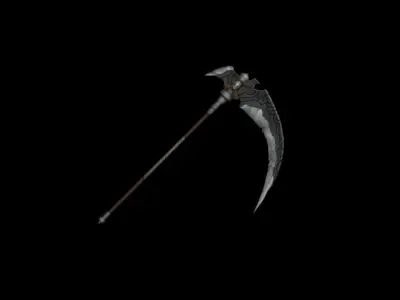Essential Scythe Low-poly 3D model