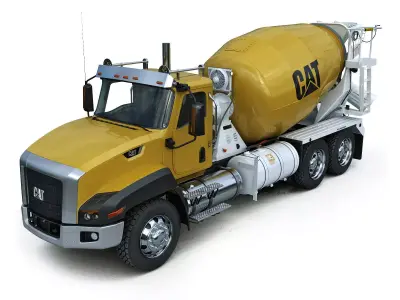 Truck Mixer Concrete 3D model