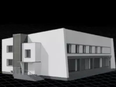 Awesome Commercial building 3D model