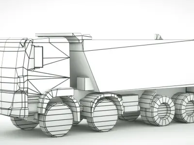 12 Low-Poly Trucks vol2 Low-poly 3D model