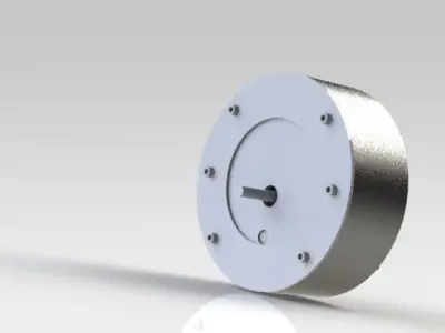 2 Stage Gear Box Free 3D model