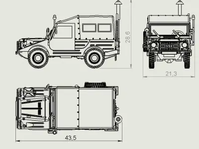 DKW Munga F91 8 3D print model