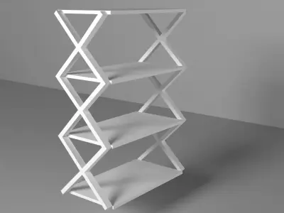 furniture cupboard Low-poly 3D model