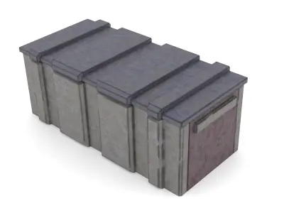 Imperial Field crate 1-18 scale Kenner Hasbro 3D print model