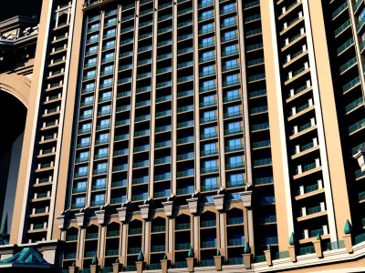 Atlantis Hotel Palm Jumeirah 3D model