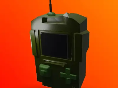 Radio or game pad 3D model