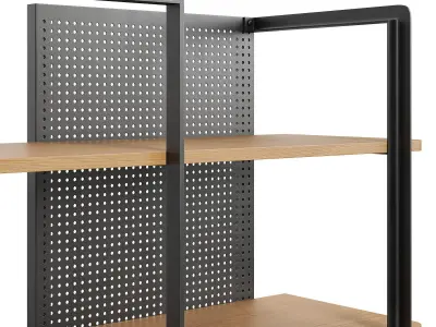 Kave Home Nadyria shelves 3D model