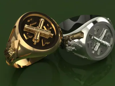 anillo sello RAM 3D print model