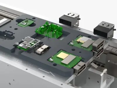 Plastic Chain Line Free 3D model