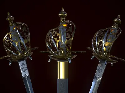 Small Sword 3D model