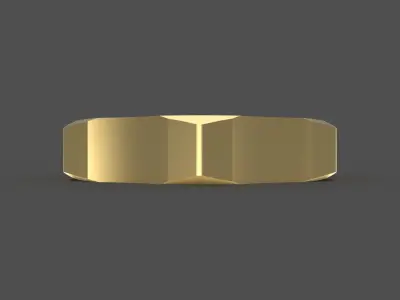 Suzuki Top Yoke Nut 3D model