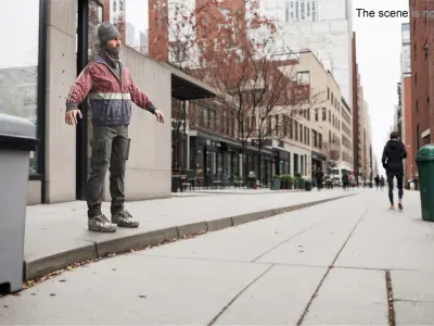 Homeless Man 3D model