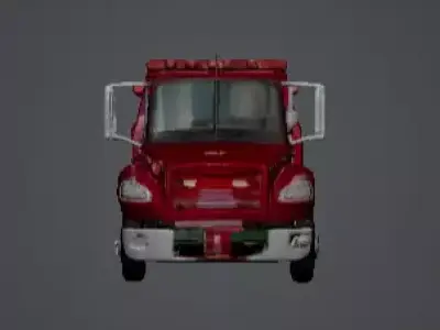Urban Emergency Medical Truck 3D 3D model