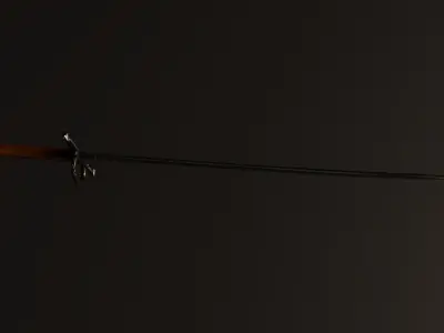 Kriegsmesser Sword Low-poly 3D model purchase