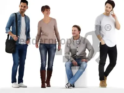 Bundle Casual Posed 002