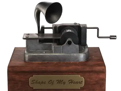 Music Box Low-poly 3D model purchase